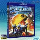   (特價50G-2D+3D)  世界大對戰 Pixels  (2015) 藍光50G